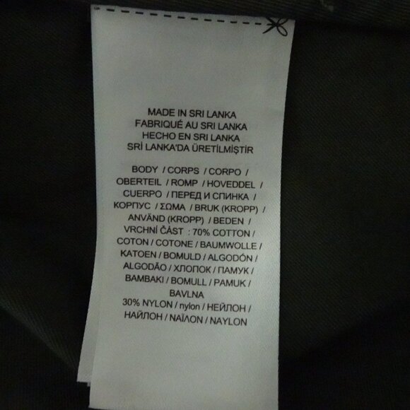 Ralph Lauren Belted Twill Field Jacket / Blazer Petite Women's Size 2P Green - Picture 8 of 9